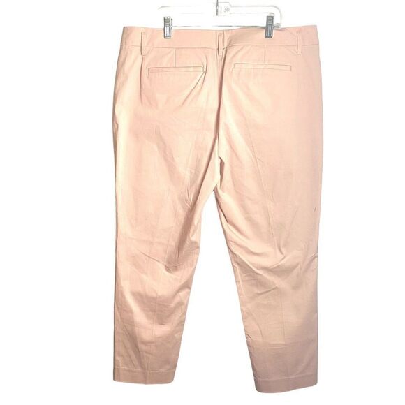 NWT Worthington Women's Slim-Leg Stretch Ankle Pleated Dress Pants Rose Smoke 16 - Picture 2 of 11